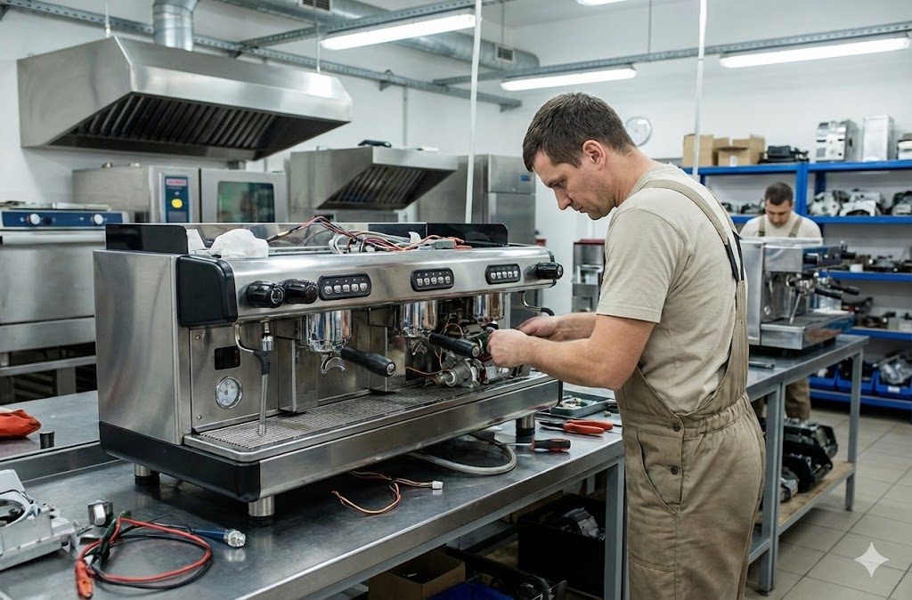 Endüstriyel Espresso Makinesi Periyodik Bakımı: Conta ve Kireç Temizliği